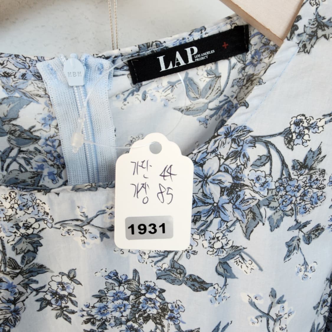 LAP 하늘색 꽃무늬 원피스 상품이미지9