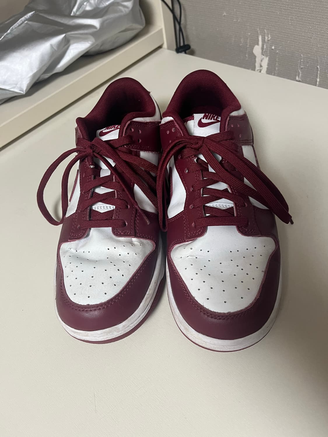 나이키 덩크 로우 버건디 상품이미지2