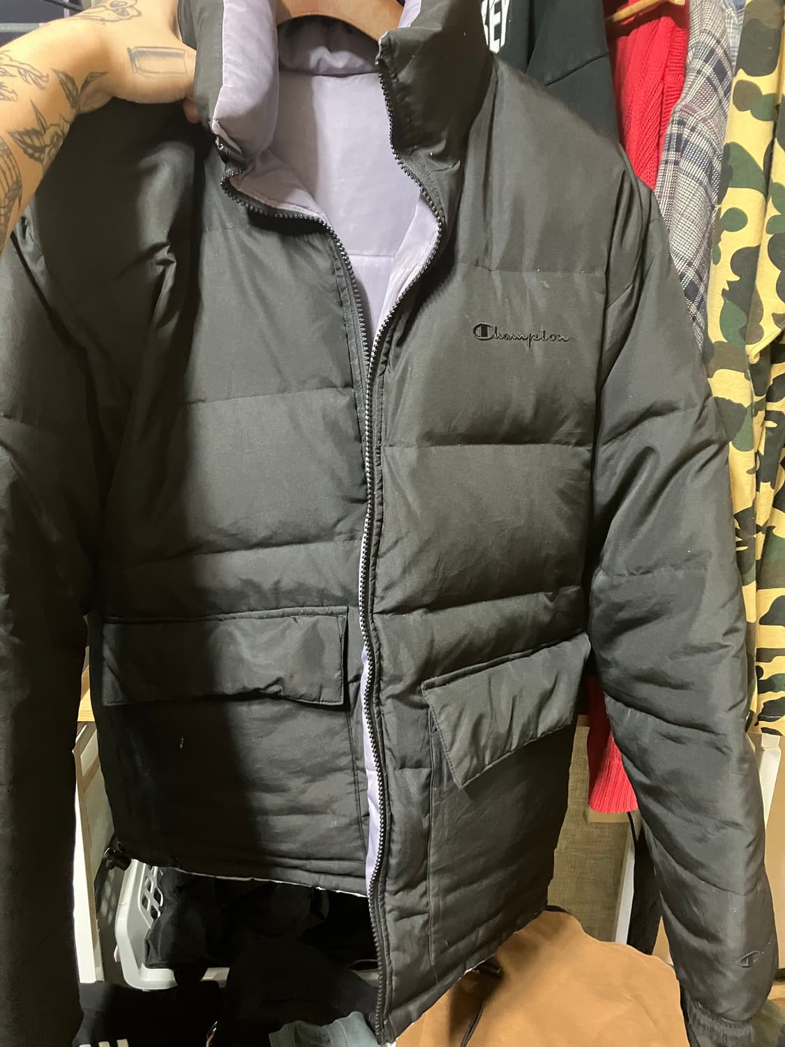 챔피온 리버시블 패딩점퍼 상품이미지2