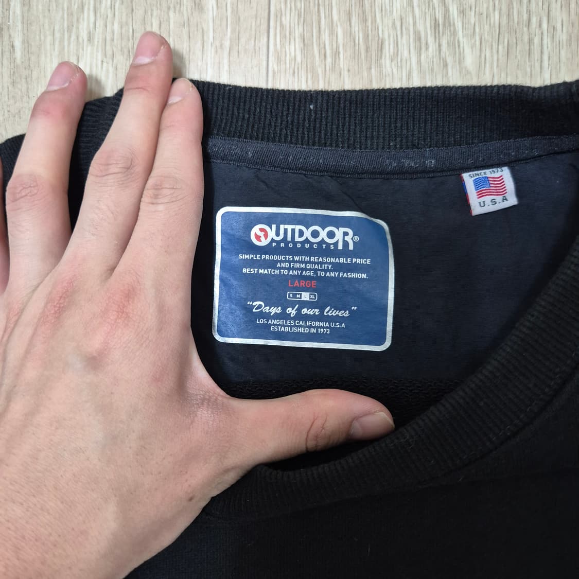 아웃도어 프로덕츠 와펜 기모 맨투맨 상품이미지6