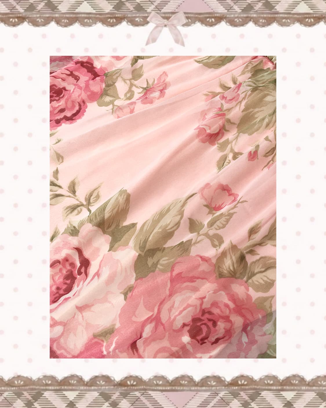 빅로즈 쉬폰 슬리브리스 롬퍼 상품이미지3