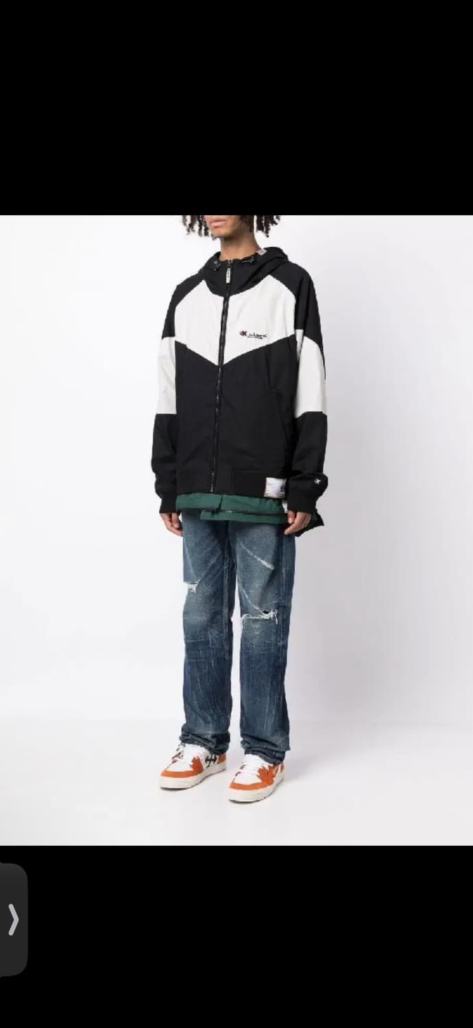 미하라야스히로 챔피언 컬러블럭 레이어 패널 후드자켓 50 상품이미지2