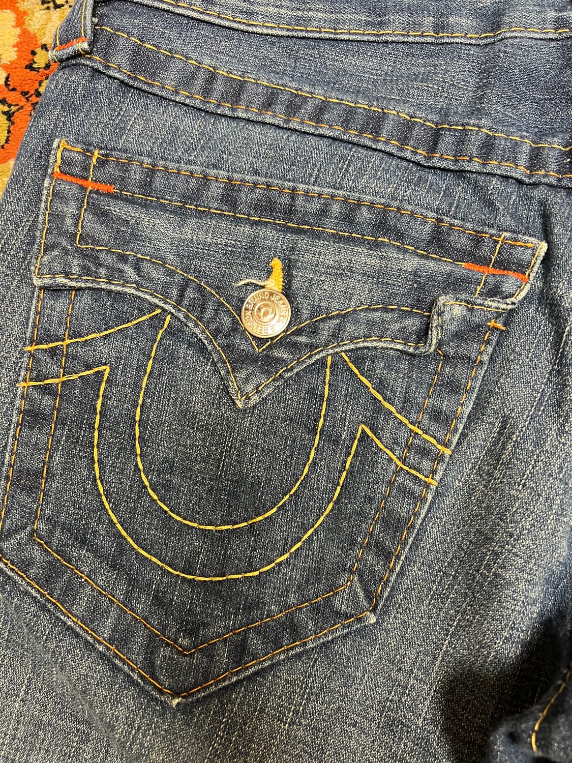 [32] 트루릴리전 Billy 아트워크 부츠컷 데님팬츠  상품이미지6