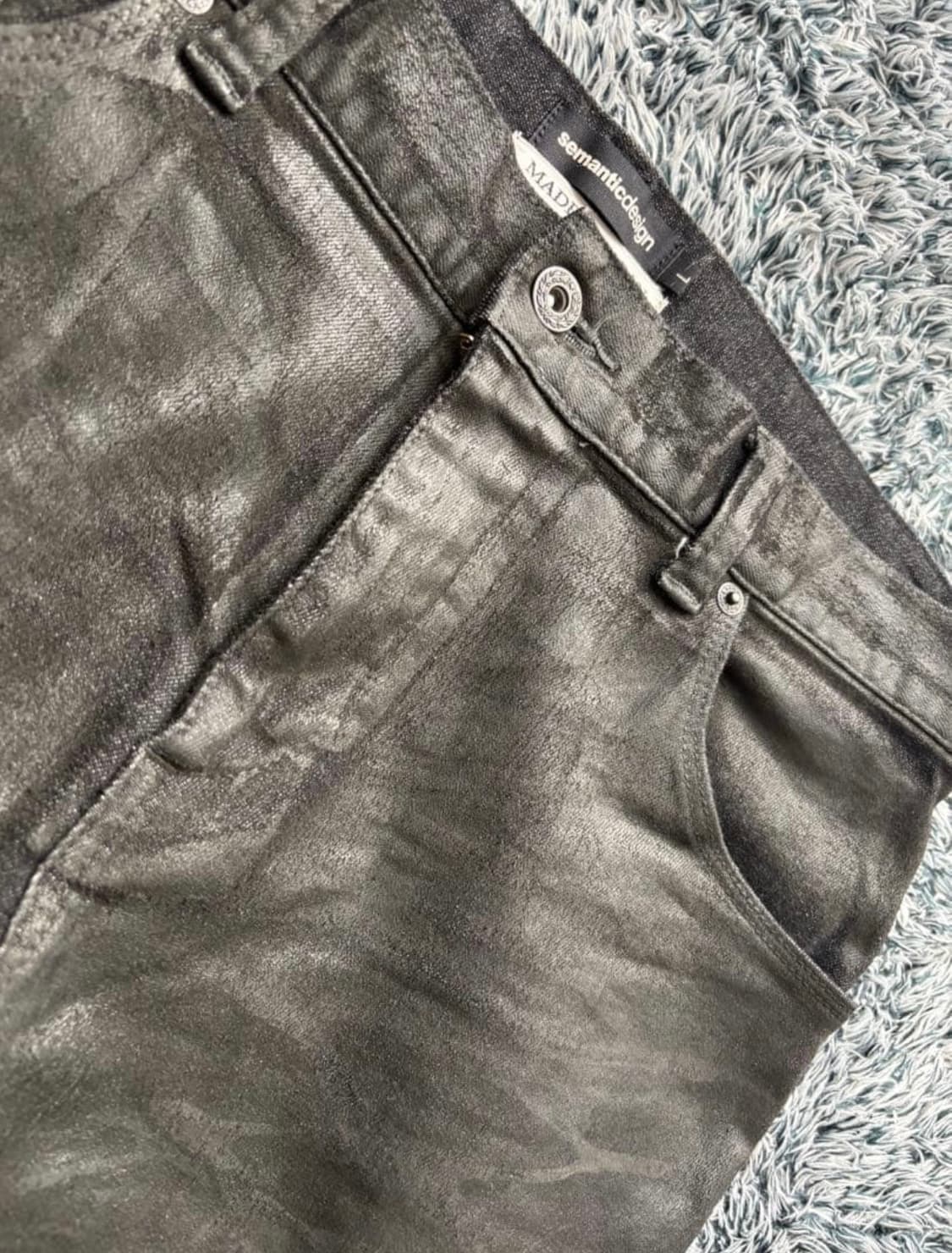 semanticDesign luster 코팅 데님 상품이미지4