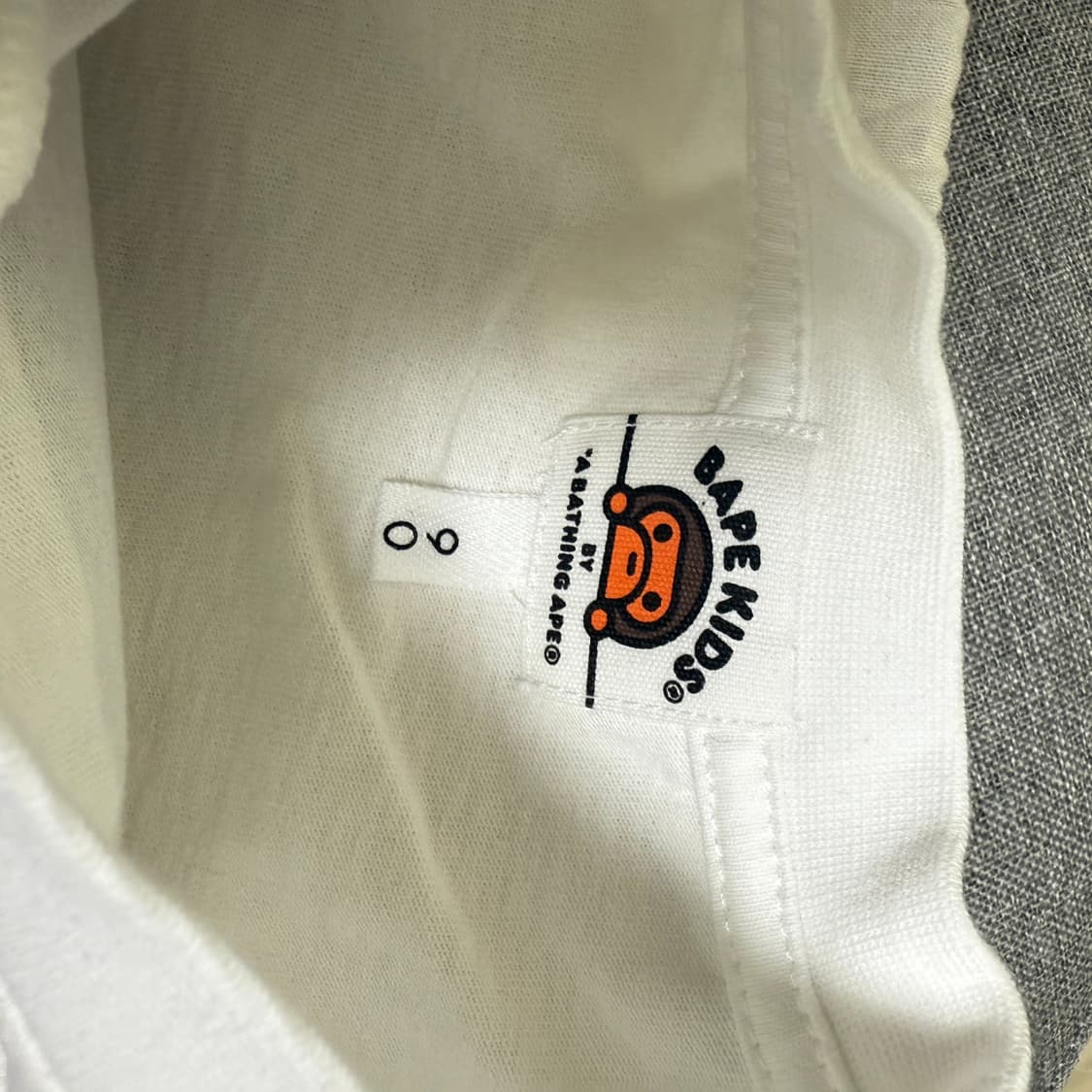 베이프키즈 카모 반팔티 (90사이즈) 상품이미지5