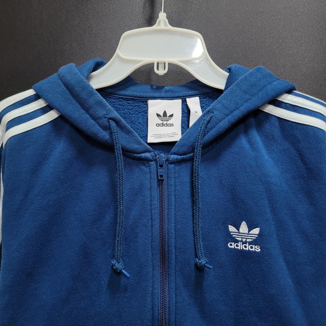 아디다스 불꽃 파이어버드 딥블루 후드 집업 상품이미지2