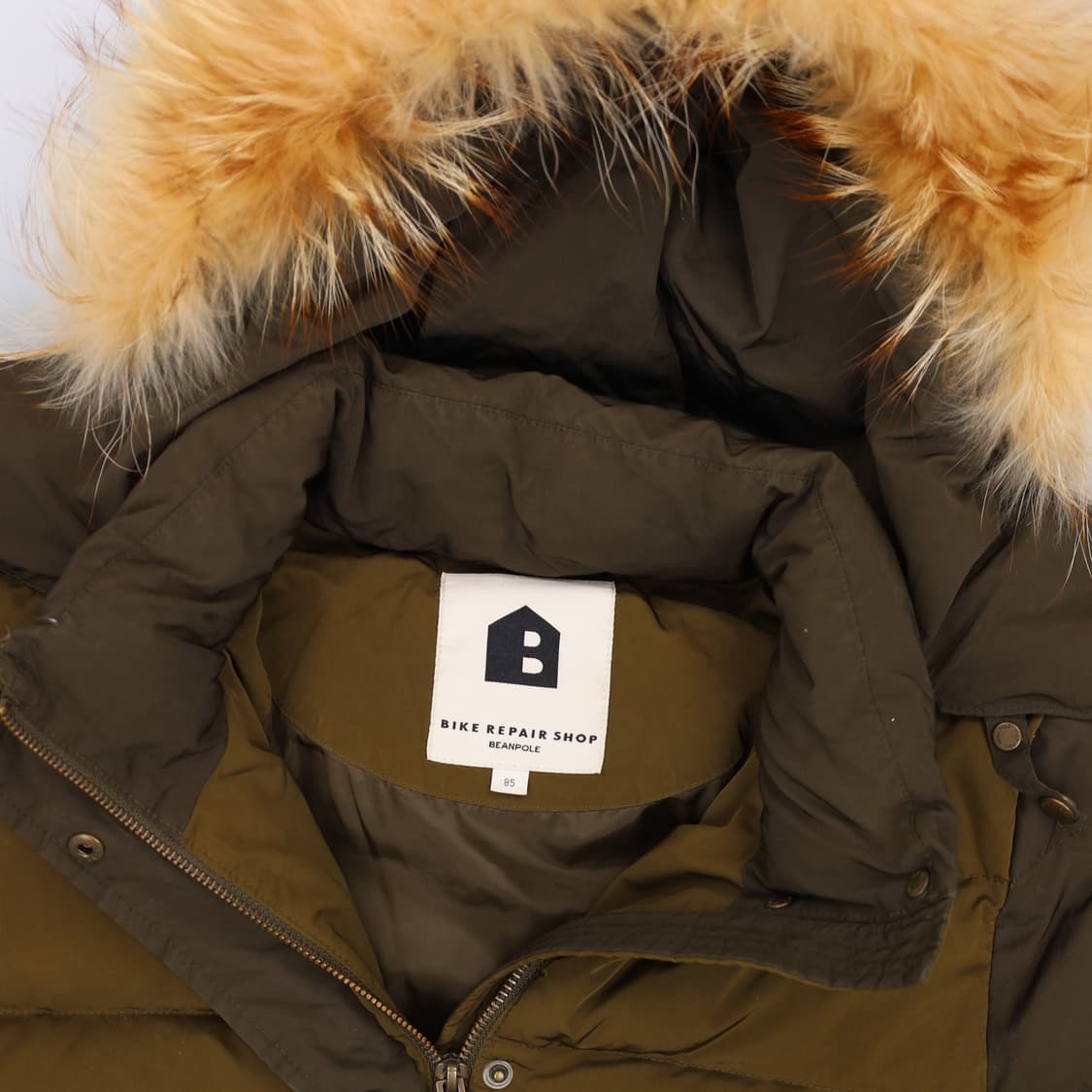 85 빈폴 여성 덕다운 너구리털 패딩 0123H1 상품이미지3