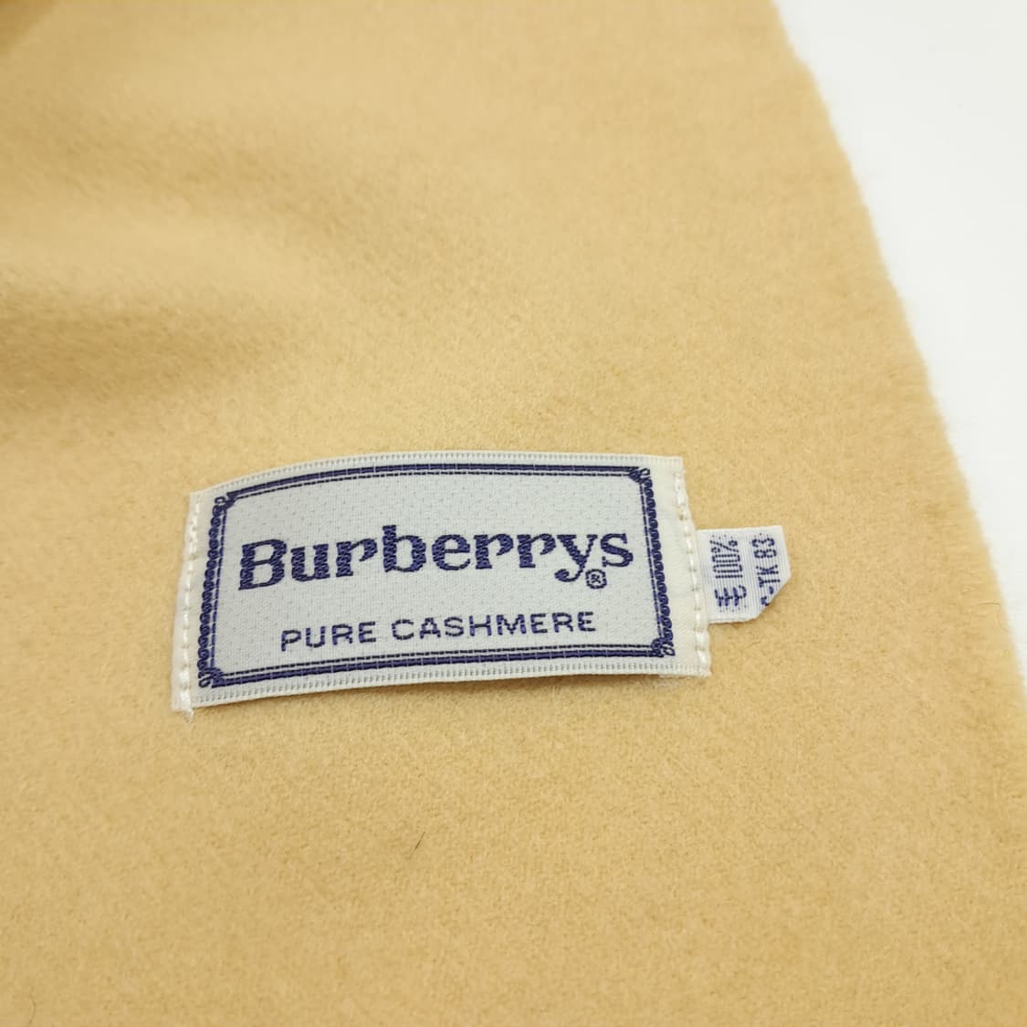 MX217 버버리 카멜머스타드 캐시미어 목도리 머플러 상품이미지5