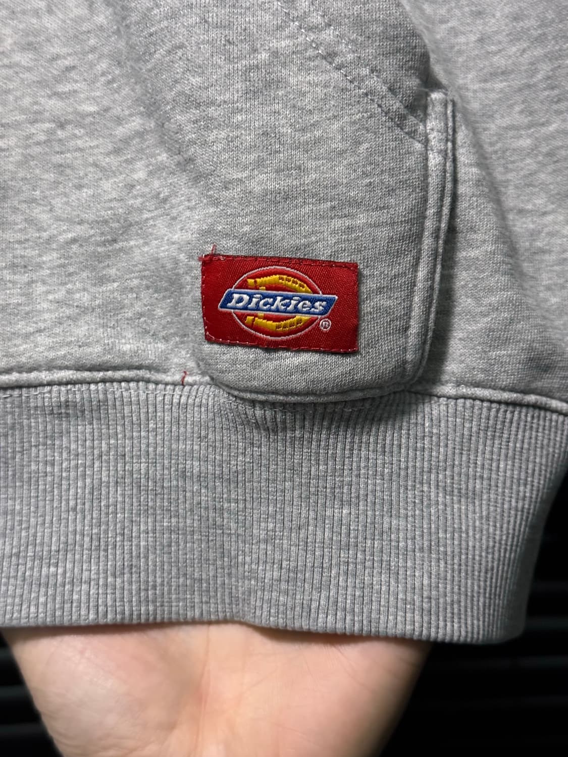디키즈 그레이 회색 후드 집업 워크 미국 usa S M 90 95 스웻 상품이미지7