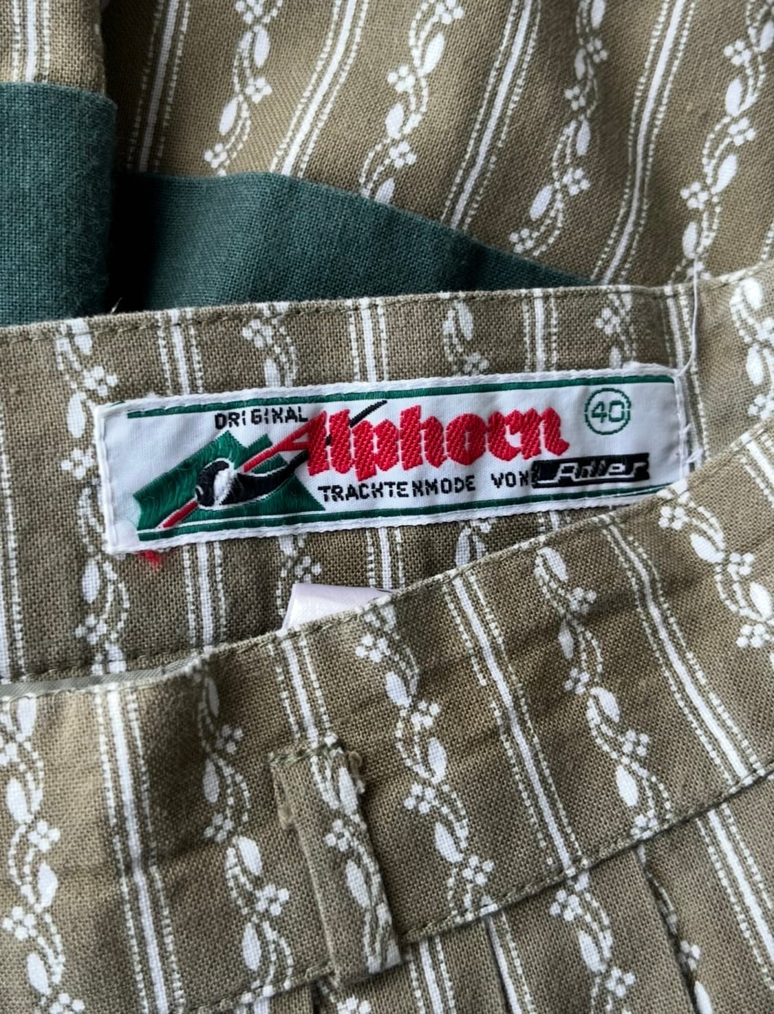 Almhorn 스트라이프 트라흐텐 코튼 스커트 상품이미지6