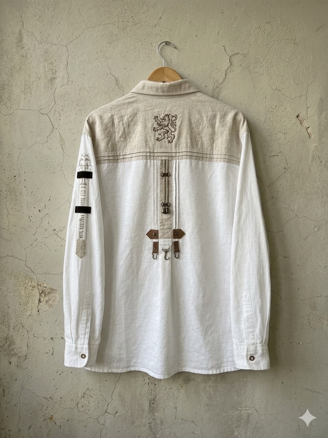 𝐄𝐮𝐫𝐨𝐩𝐞𝐚𝐧 티롤리언 린넨 셔츠 상품이미지2