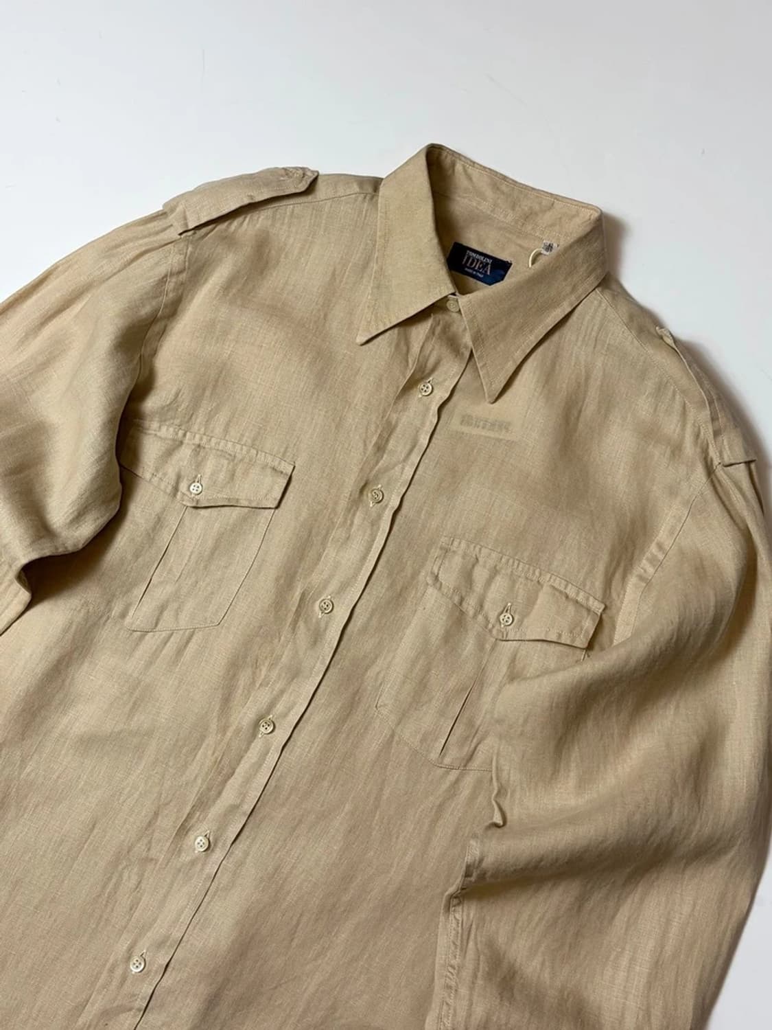 톰볼리니 이태리 밀리터리 린넨 셔츠 PN9370 상품이미지2