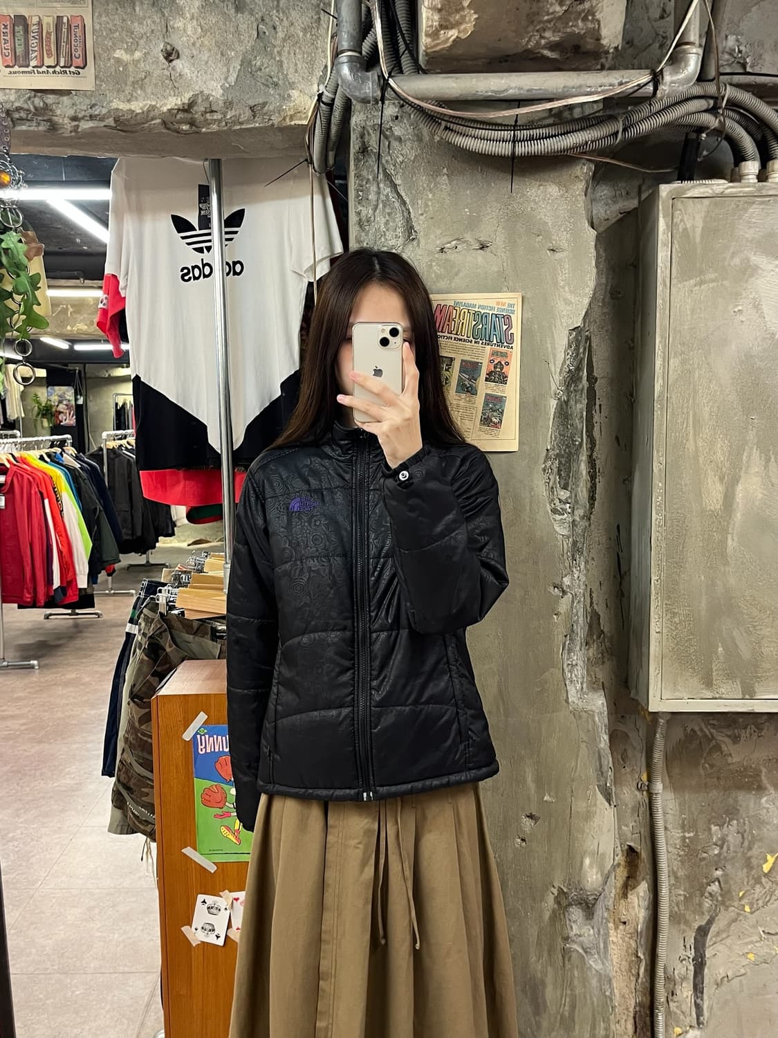 노스페이스 패딩 블랙 90 #csz1447 상품이미지2
