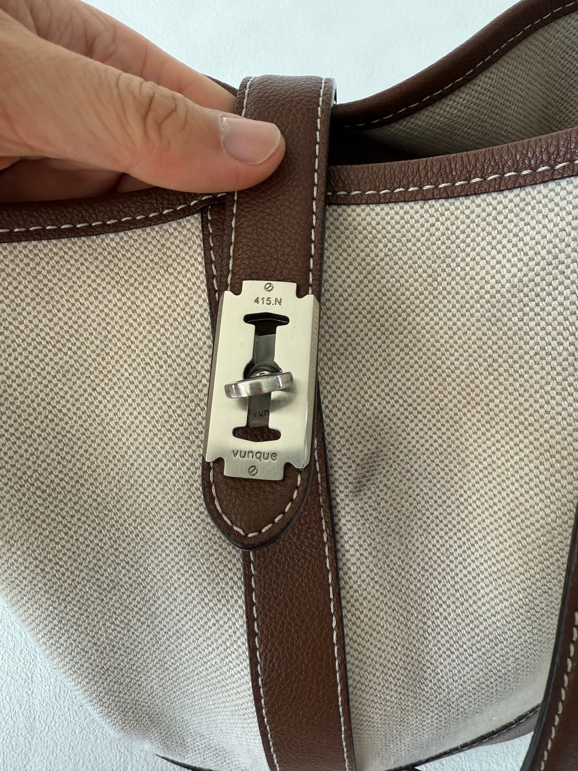 분크(vunque) 캔버스백(카드웨렛&참 포함) 상품이미지9