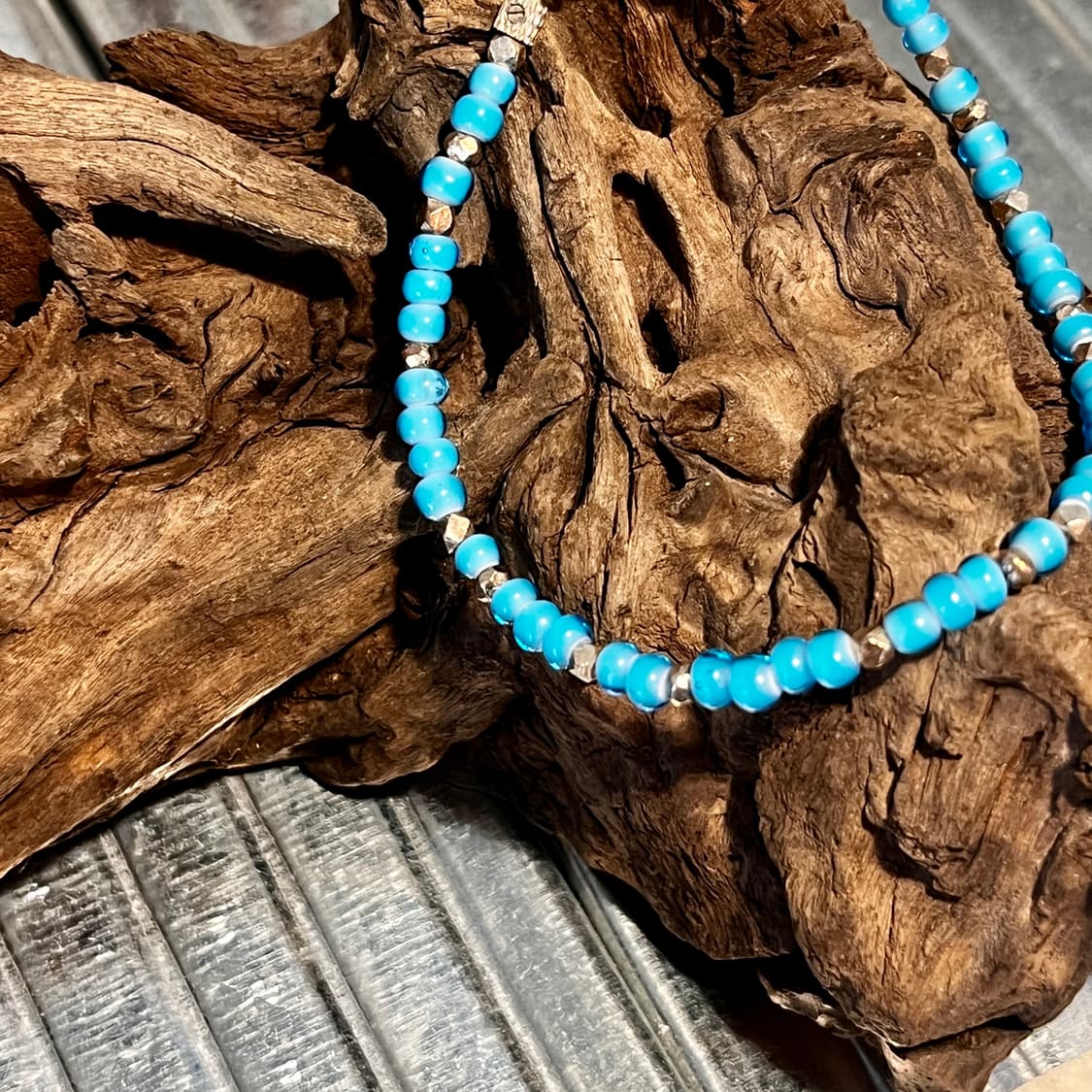 실버 비즈 팔찌 인디언주얼리 네이티브아메리칸 상품이미지2