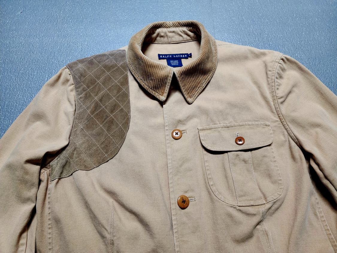 90~00s 빈티지 랄프로렌 코튼 헌팅 자켓 공용 상품이미지2