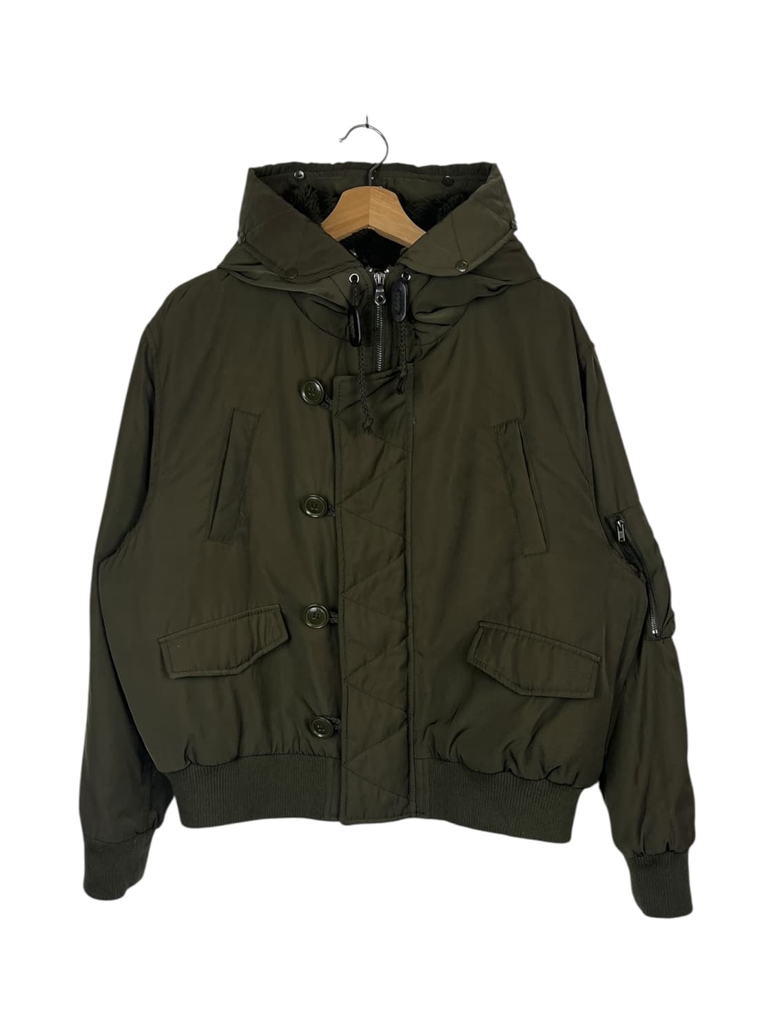 Spinkle 카키 후드 점퍼 3L 상품이미지1