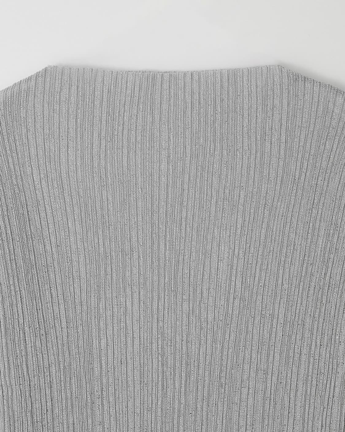 딥그레이 언더스탠딩 플리츠 긴팔 티셔츠 상품이미지8