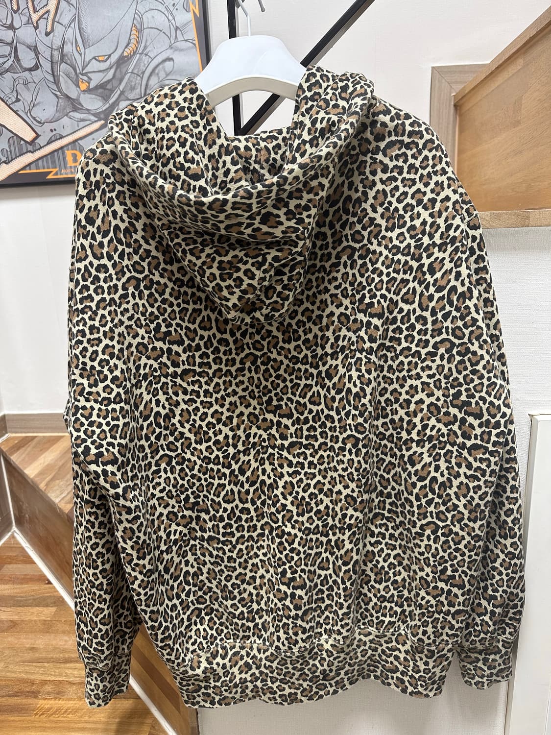 마인데님 레오파드 후드집업 상품이미지2