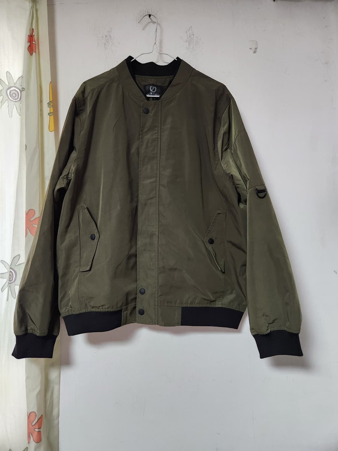 잭필드 블루종 카키색 봄버 자켓 110 상품이미지1