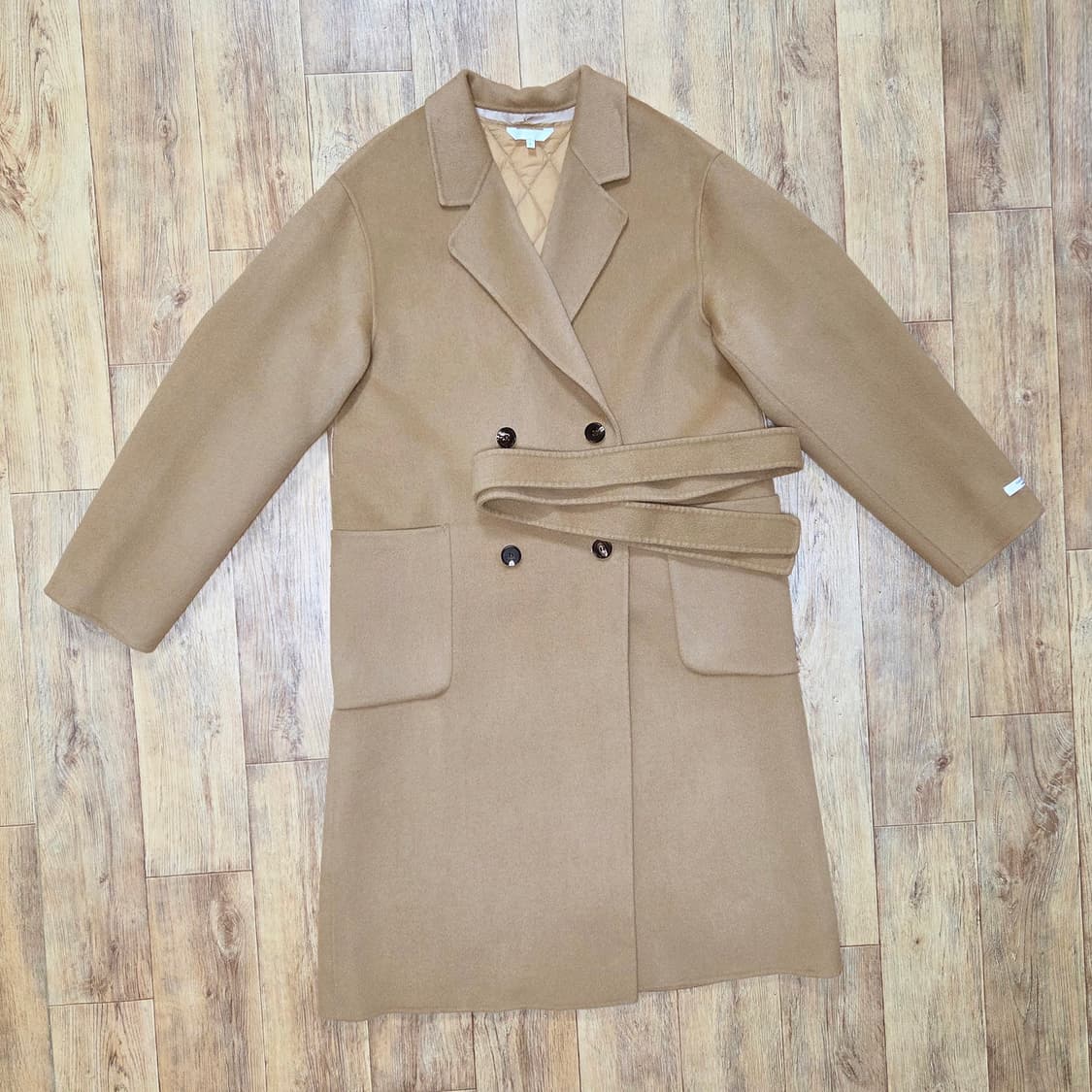 퓨어다(PUREDA) 구스내피 핸드메이드 울코트 프리사이즈 상품이미지5