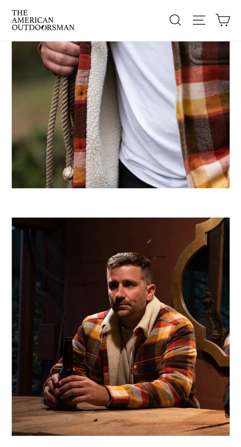 The American Outdoorsman 브랜드의 체크 셔츠 자켓 상품이미지8