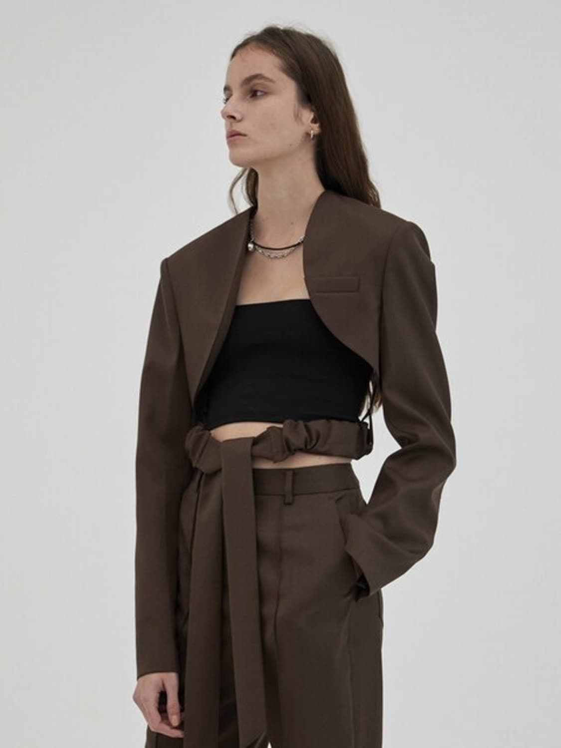 문선의 낮과밤~가죽볼레로자켓 상품이미지9