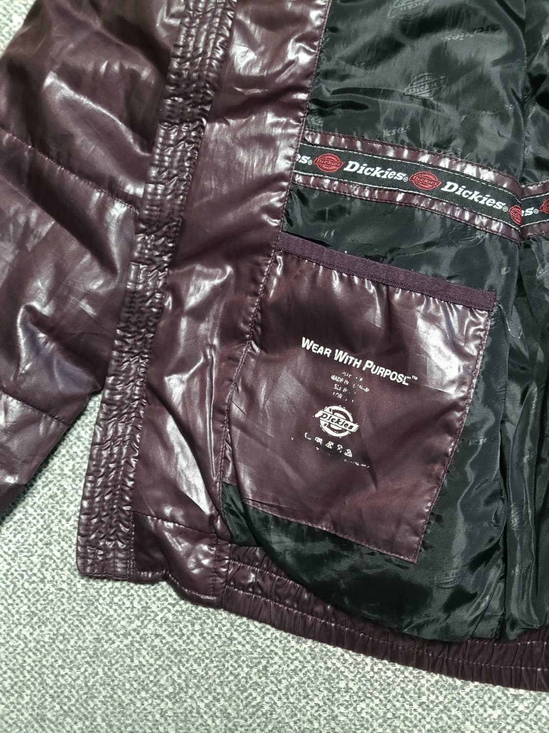 Dickies 여성 폴리  패딩 S-M 퍼플 상품이미지6