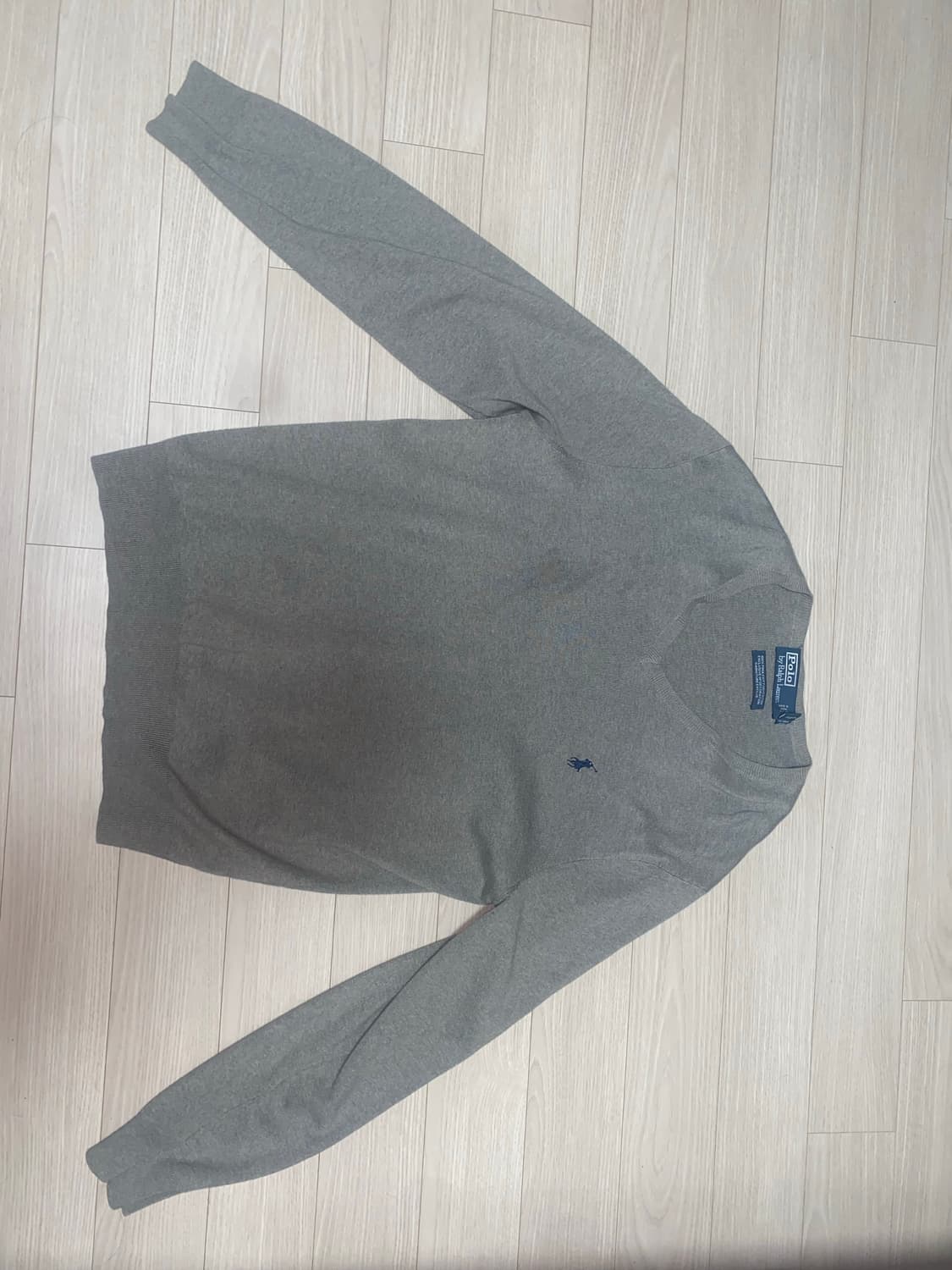 폴로 피마코튼 브이넥 니트 상품이미지2