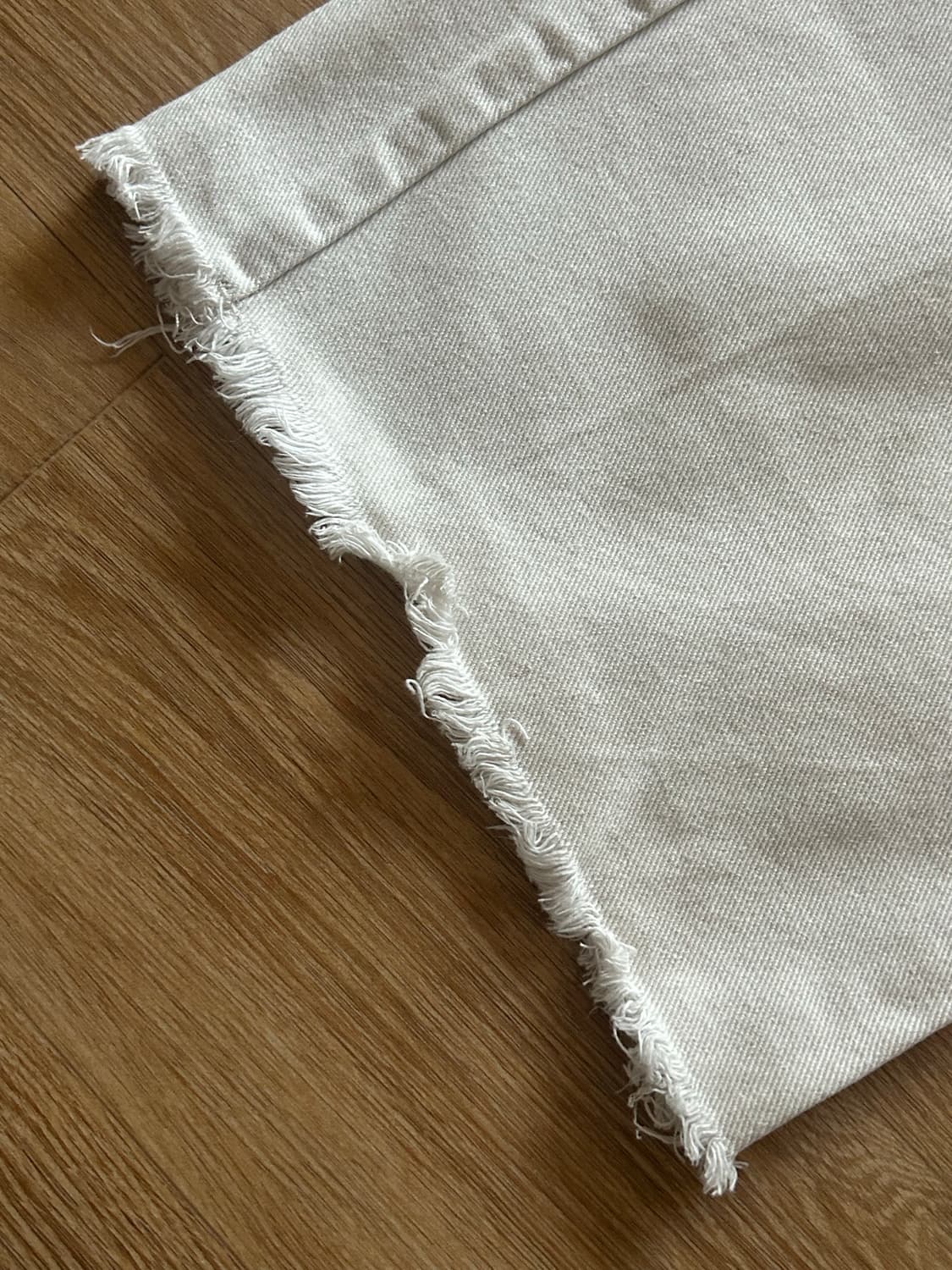 사계절 하이웨스트 화이트데님팬츠 상품이미지2