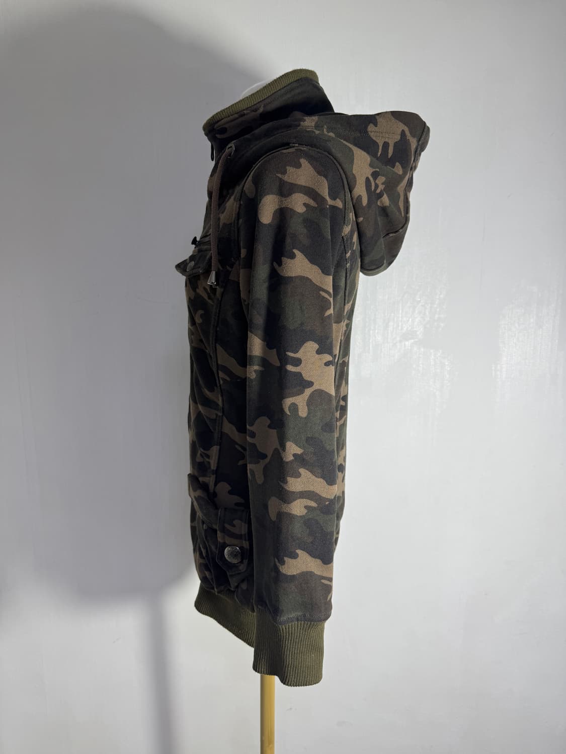 Colza 카모패턴 후드 집업 자켓 y2k lgb goa 상품이미지3