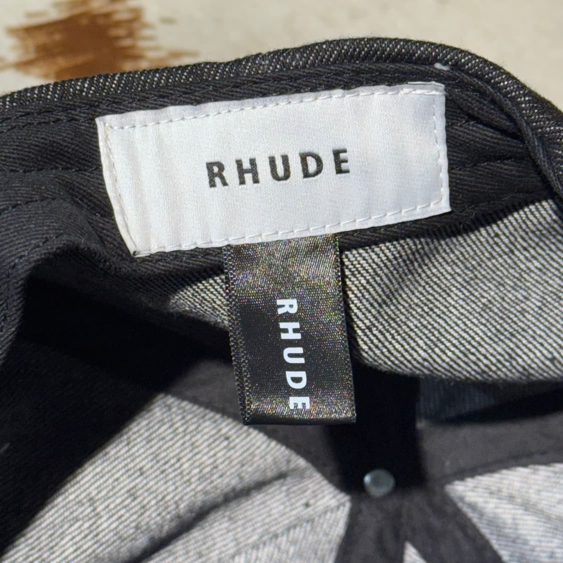 Rhude 데님 캡 모자 (OS) 상품이미지7