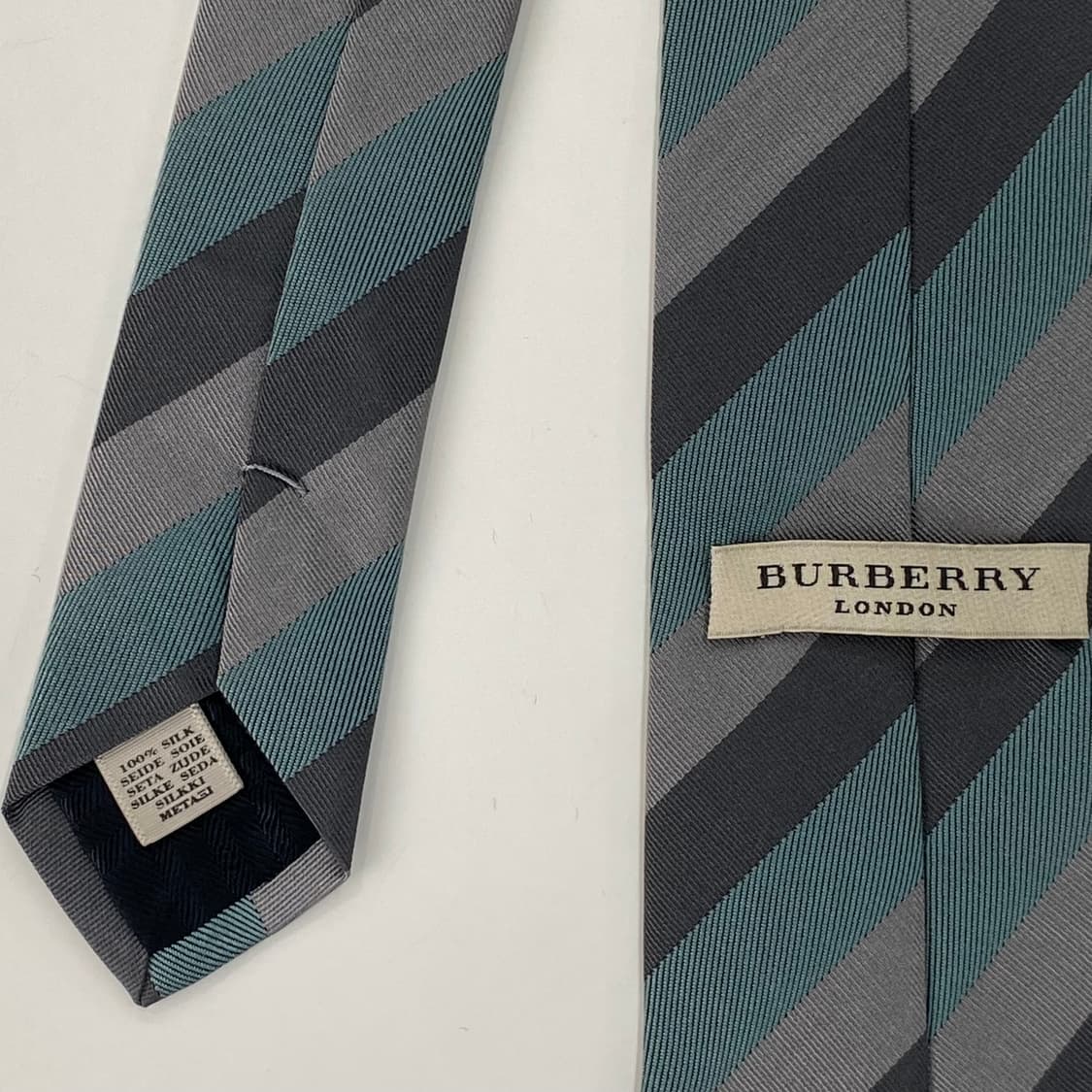버버리 (Burberry) 영문로고 정품 명품넥타이 상품이미지5