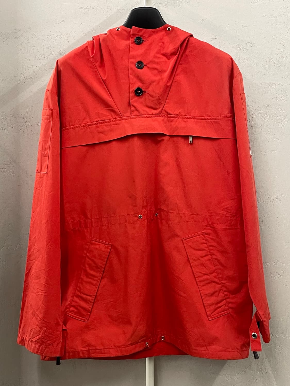 80s 빈티지 아노락 코튼 스키 자켓 레드 상품이미지2