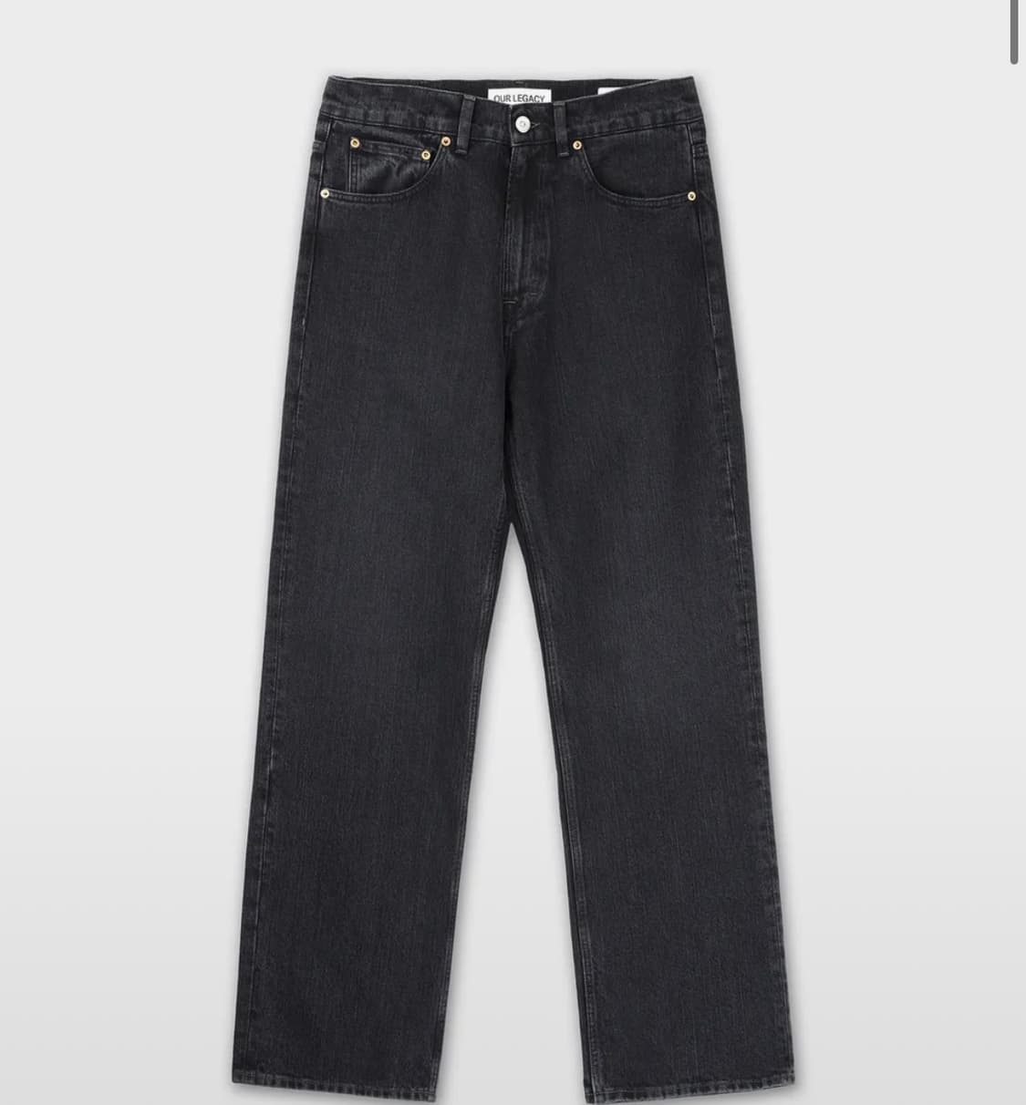 아워레가시 써드컷 데님팬츠 블랙 31사이즈 M4245TR 상품이미지1