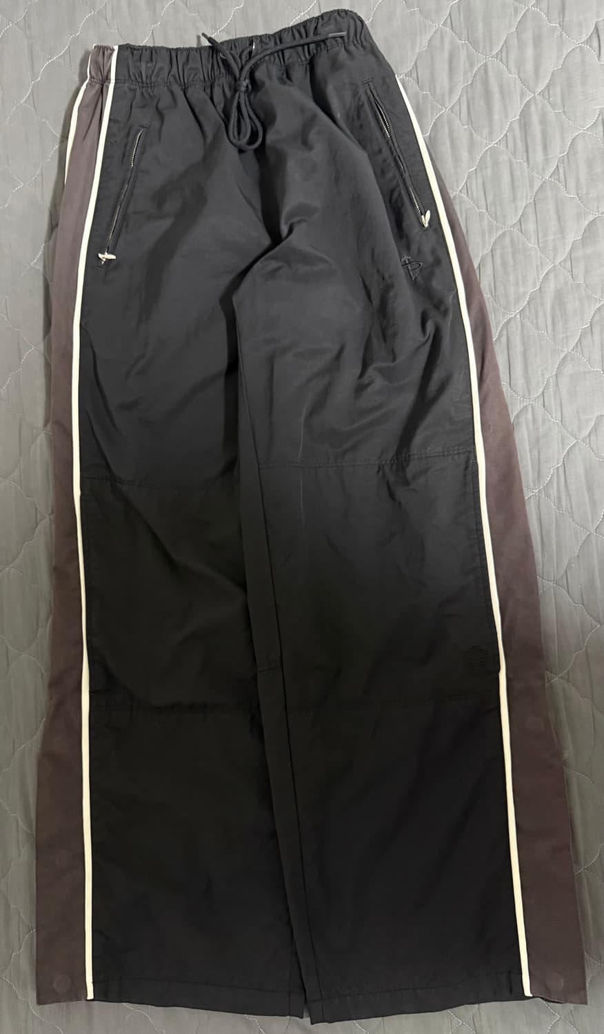 폴리테루 1011 나일론 트랙 스포츠블랙 2사이즈 판매 상품이미지3