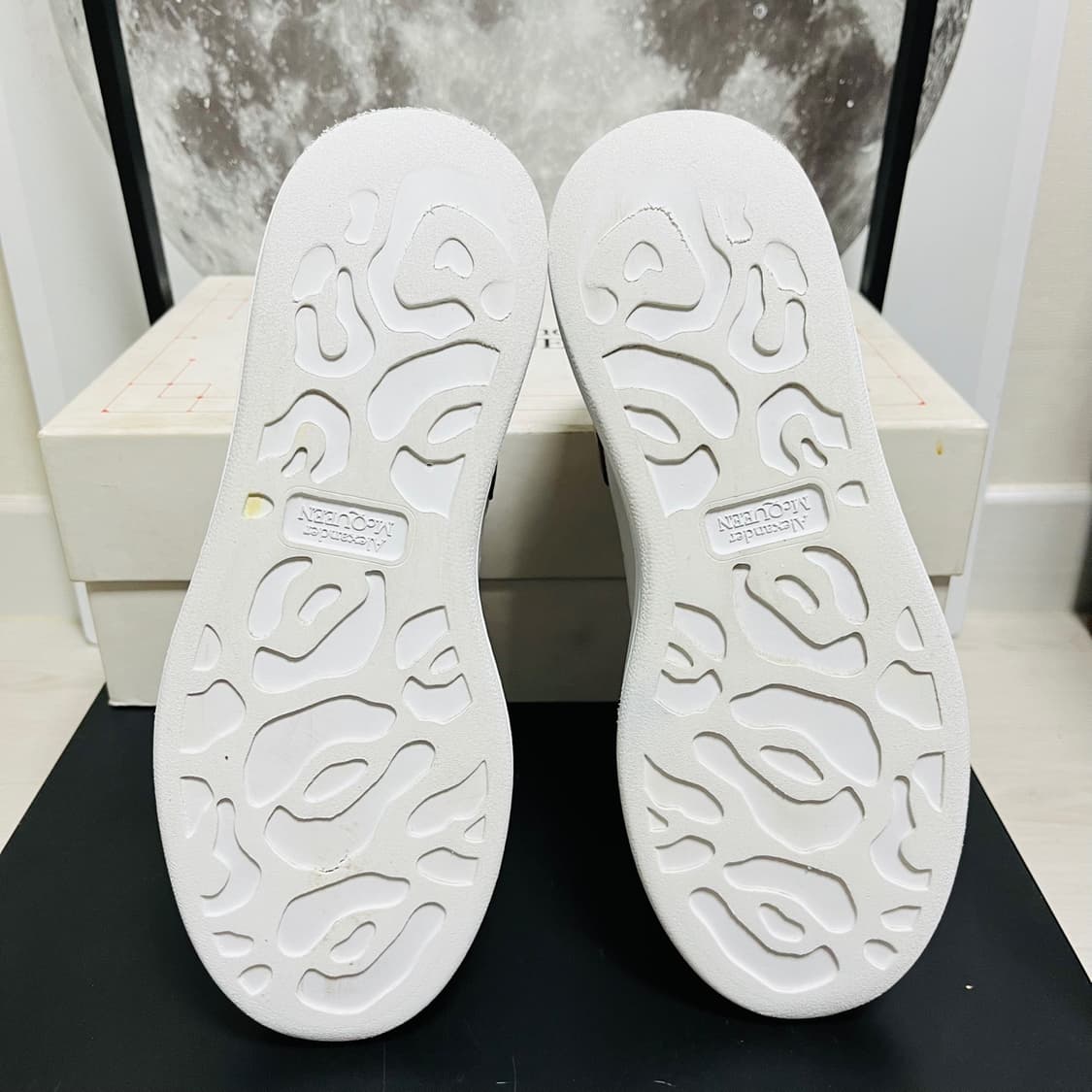 정품 37.5) 알렉산더 맥퀸 로즈골드 오버솔 스니커즈 235~240 상품이미지5