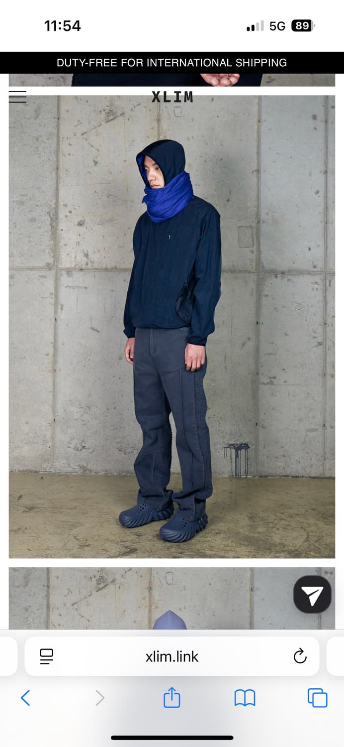 (새상품) xlim ep.4 02 트라우저 네이비 3사이즈 상품이미지1