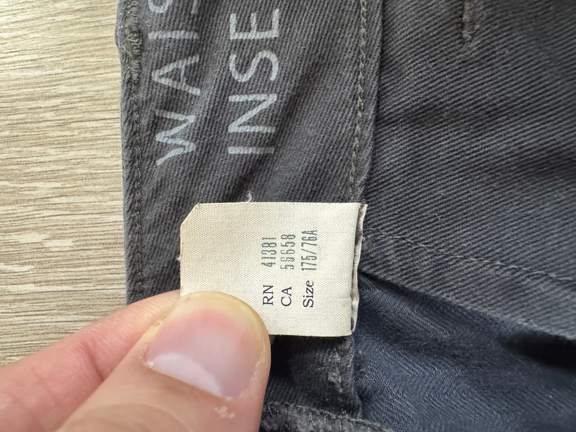 30/32 더블알엘 헤링본 필드 치노 블랙 상품이미지4