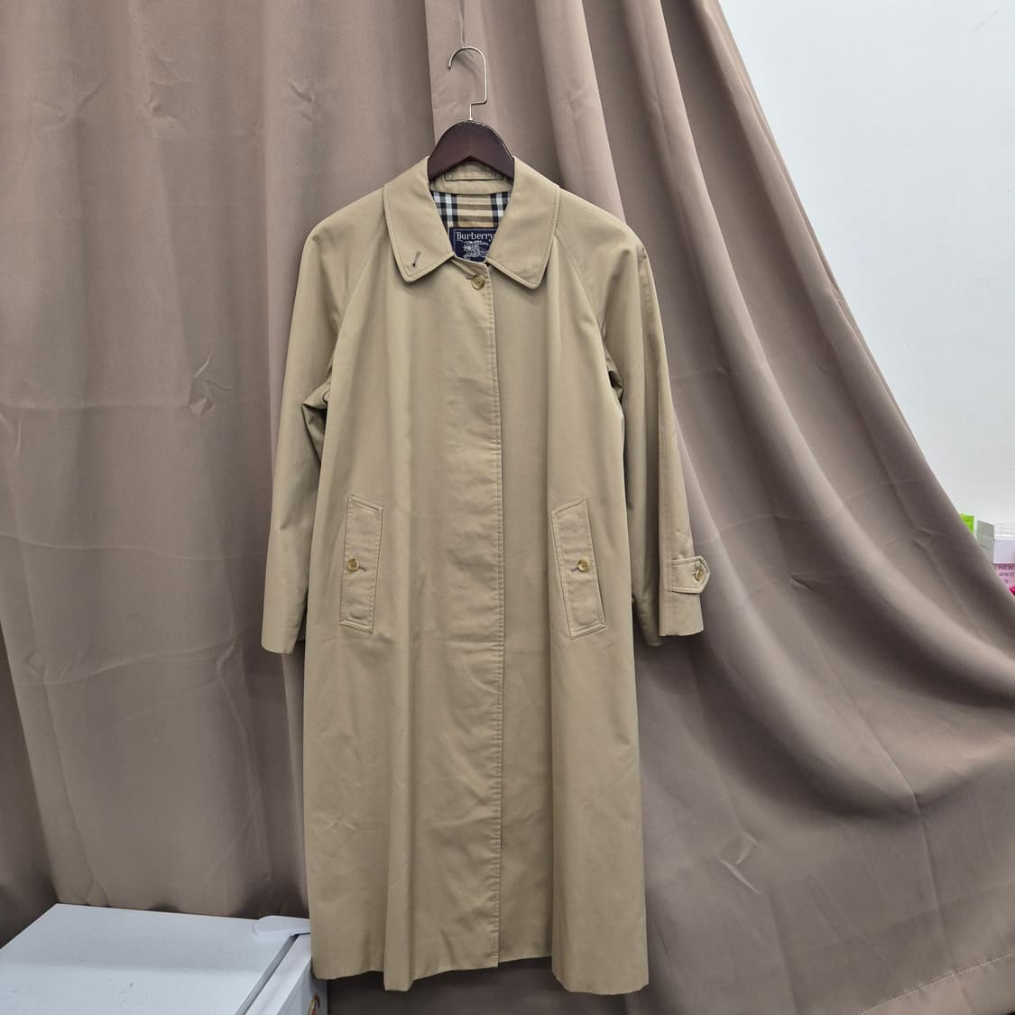 버버리 빈티지 트렌치 코트 12PETITE 상품이미지1