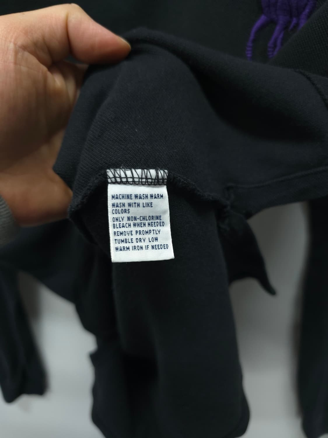 폴로 랄프로렌 남성 빅포니 긴팔 카라티 (블랙/95) 상품이미지10