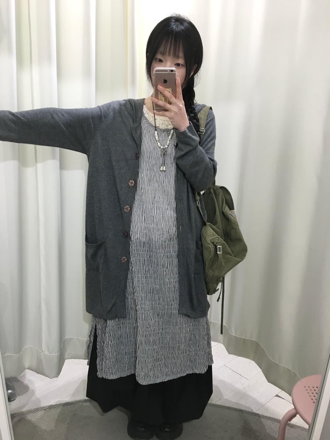 natural stripe omepiece 상품이미지6