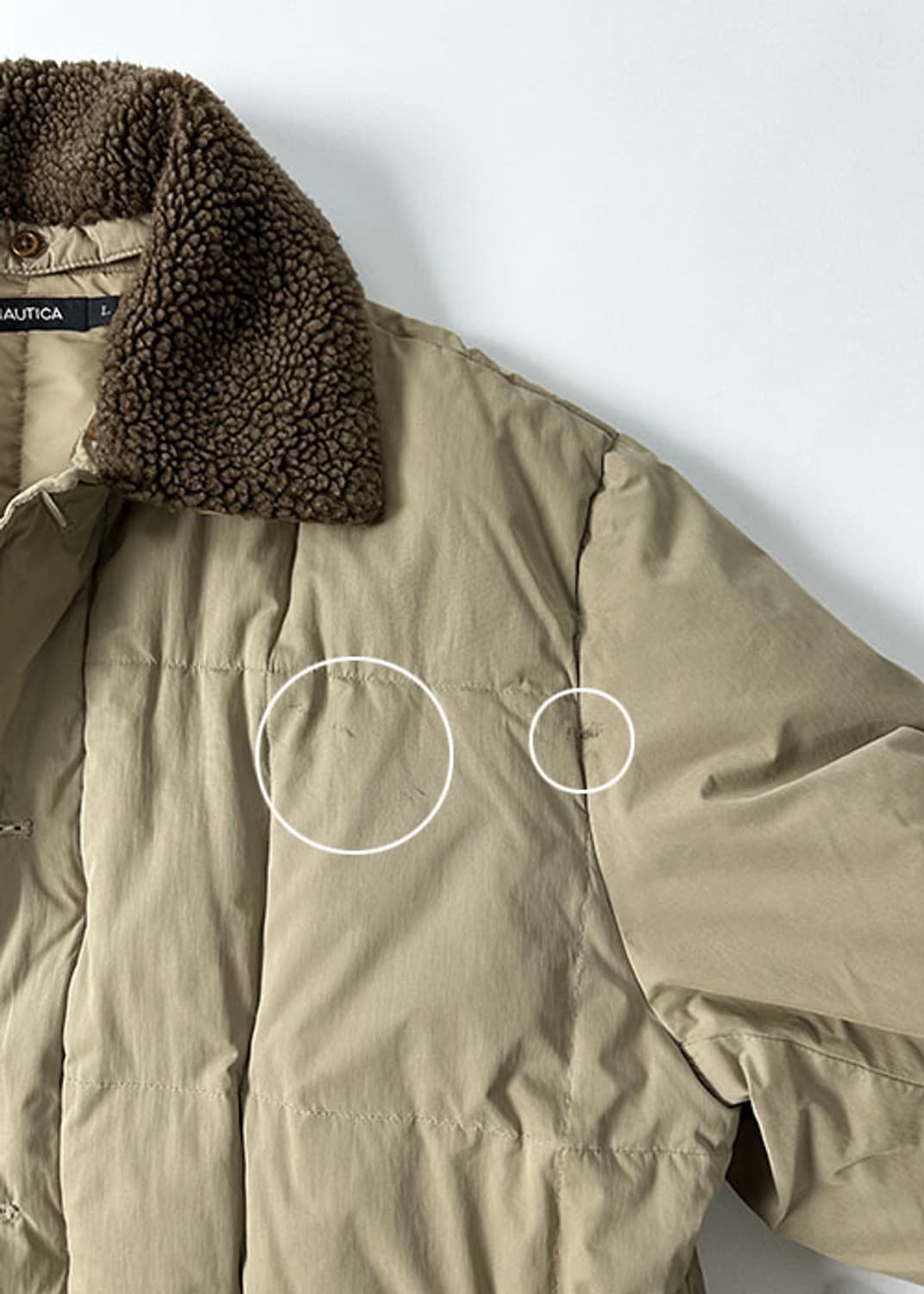 [L] 노티카 카라 탈부착 다운 점퍼 상품이미지7