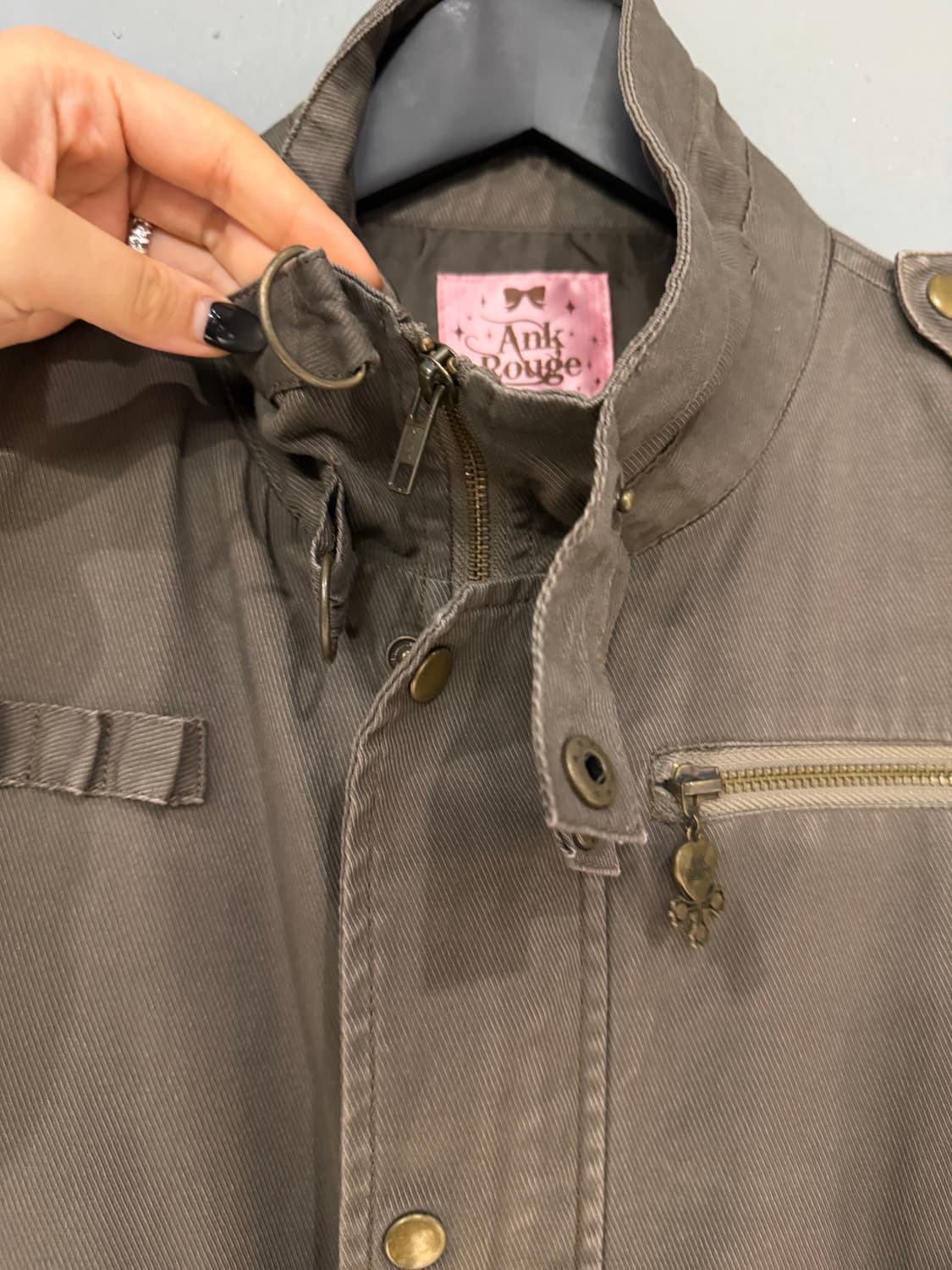 Ank rouge neck snap point jacket 상품이미지8