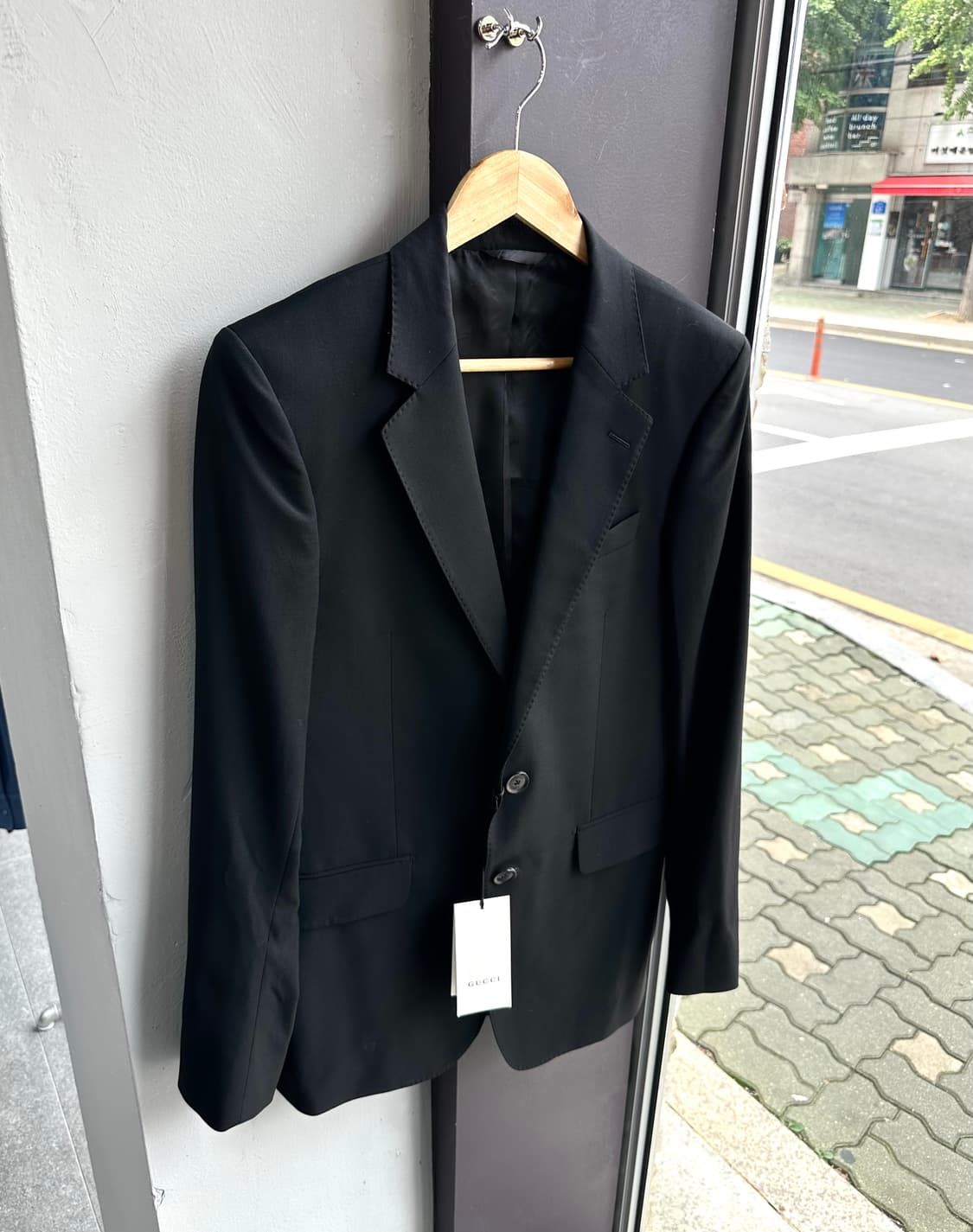 (새상품)95/ 구찌 2버튼 스티치 블레이저 자켓 상품이미지3