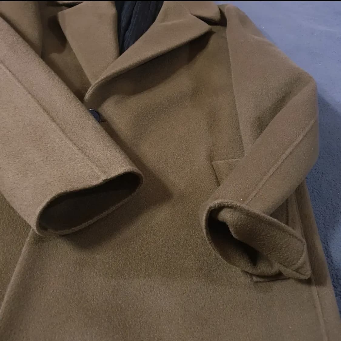 맨온더분 울 캐시미어 싱글코트 52 105 상품이미지3