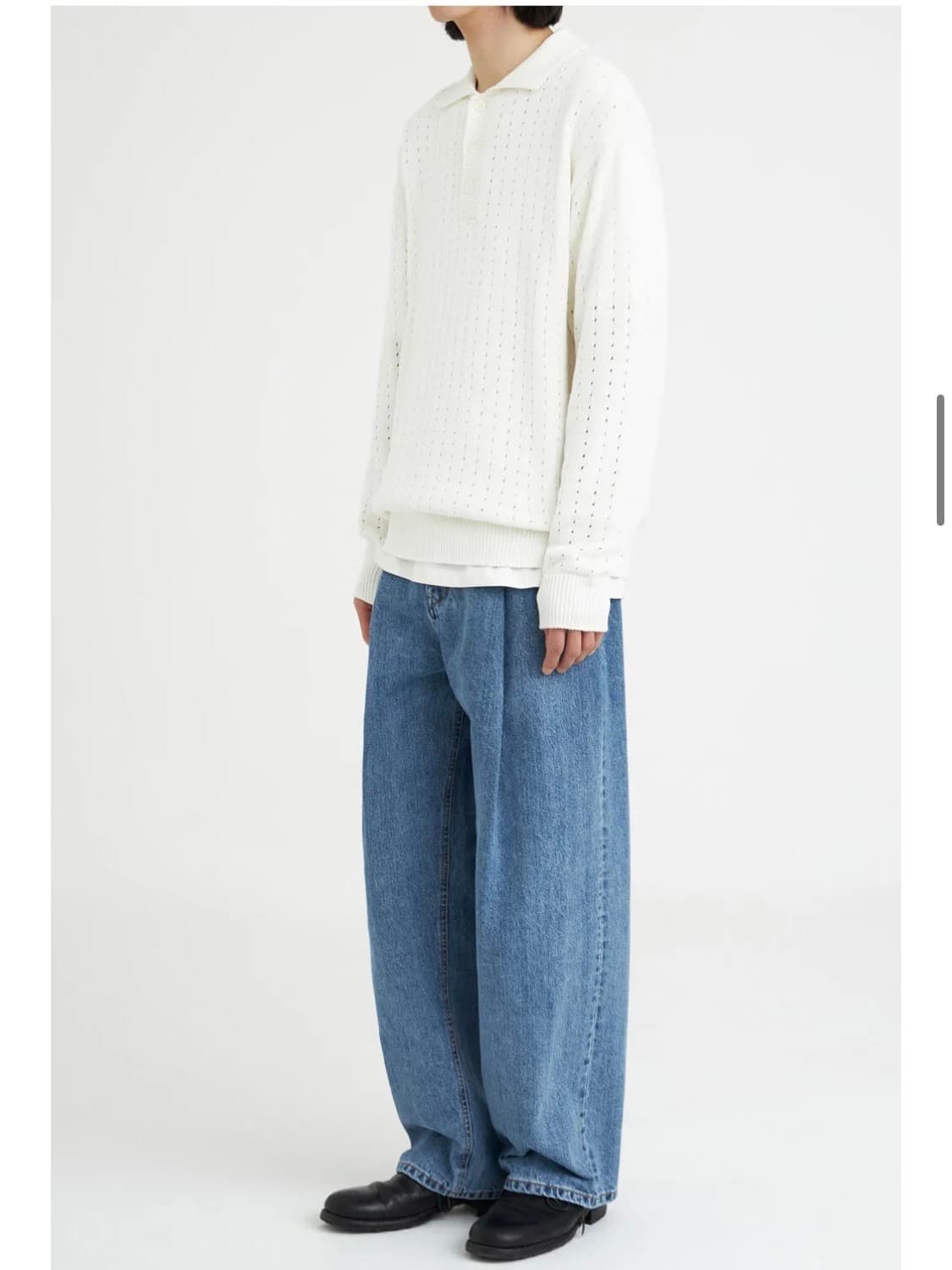 [Youth]Structured Wide Denim Pants (XS) 상품이미지3