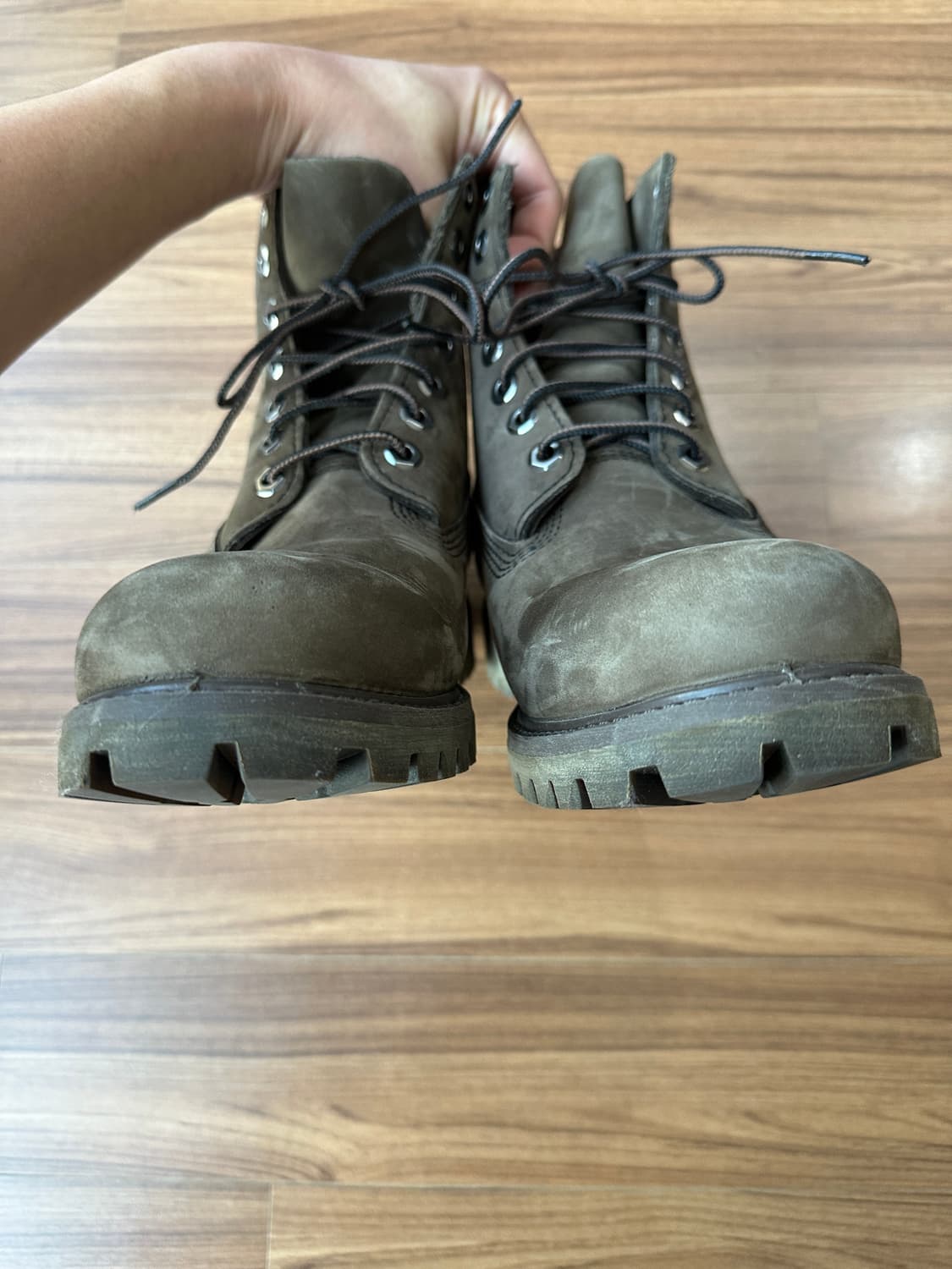 팀버랜드 6인치 프리미엄 부츠 다크브라운 7.5W(255)  상품이미지10