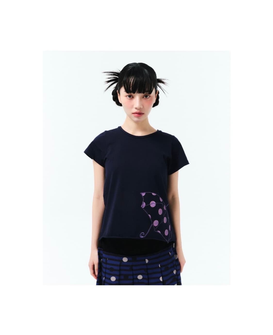 오스하이 oshigh umbrella tee navy 상품이미지2