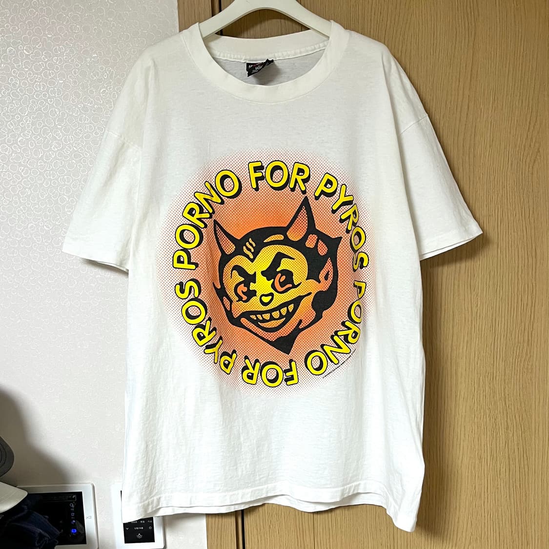 90s 빈티지 밴드티 반팔 티셔츠 / porno for pyros 상품이미지2